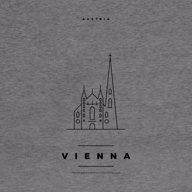 Vienna Minimal Black Line Design by kursatunsal